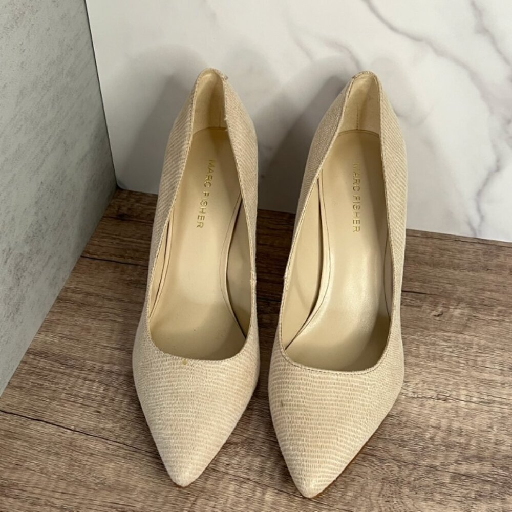 Marc Fisher Textured Pump Heel - Picture 7 of 9
